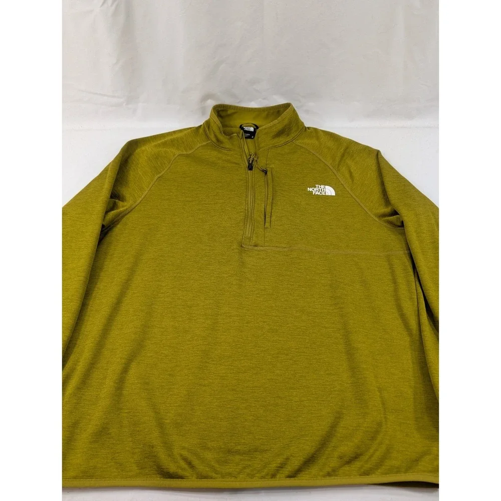 The North Face ‎ Canyonlands 1/2 Zip Up Fleece Pullover Jacket XL Shag Green